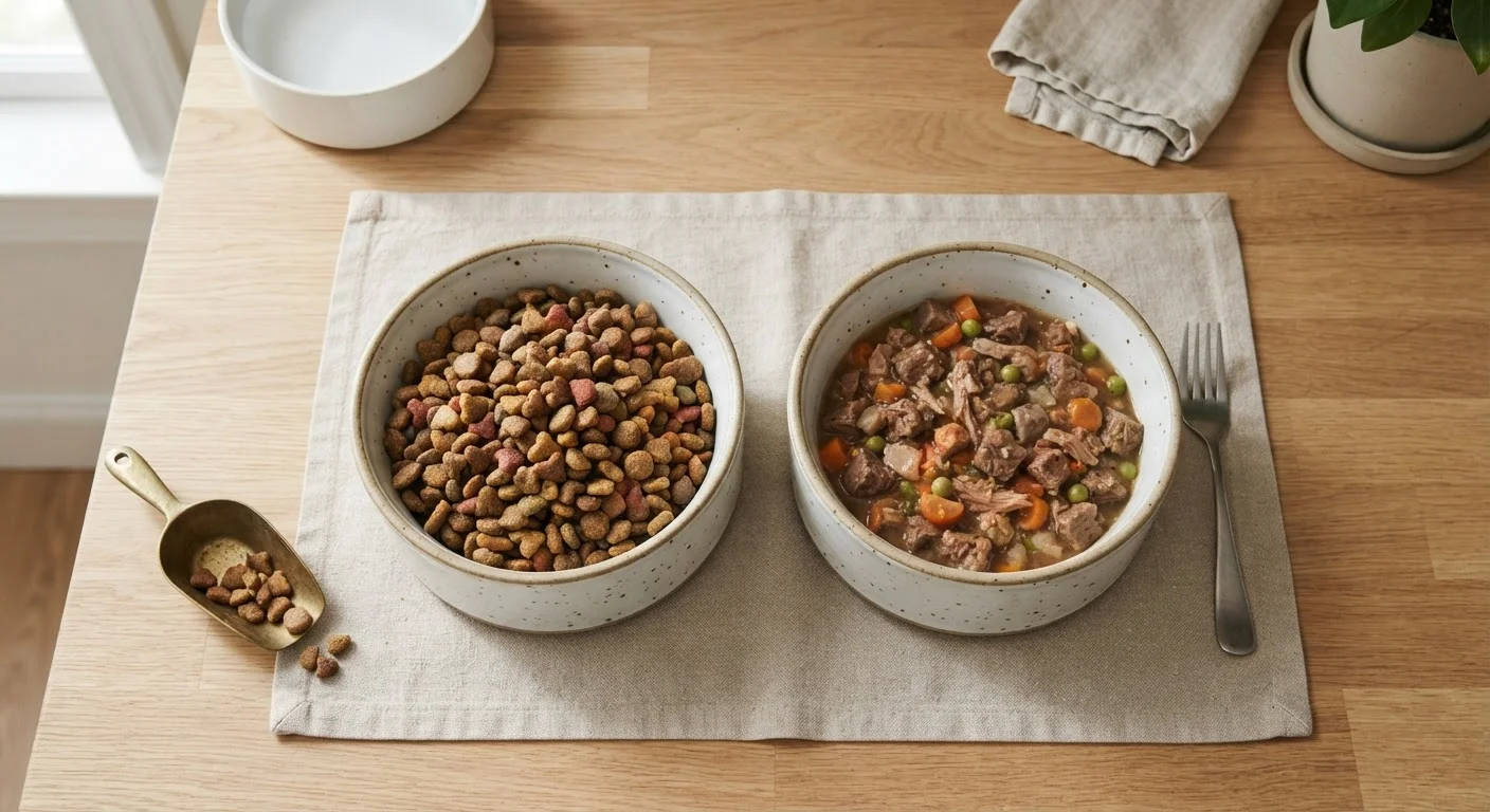 Dry Kibble vs. Wet Food: Weighing the Nutritional Trade-Offs