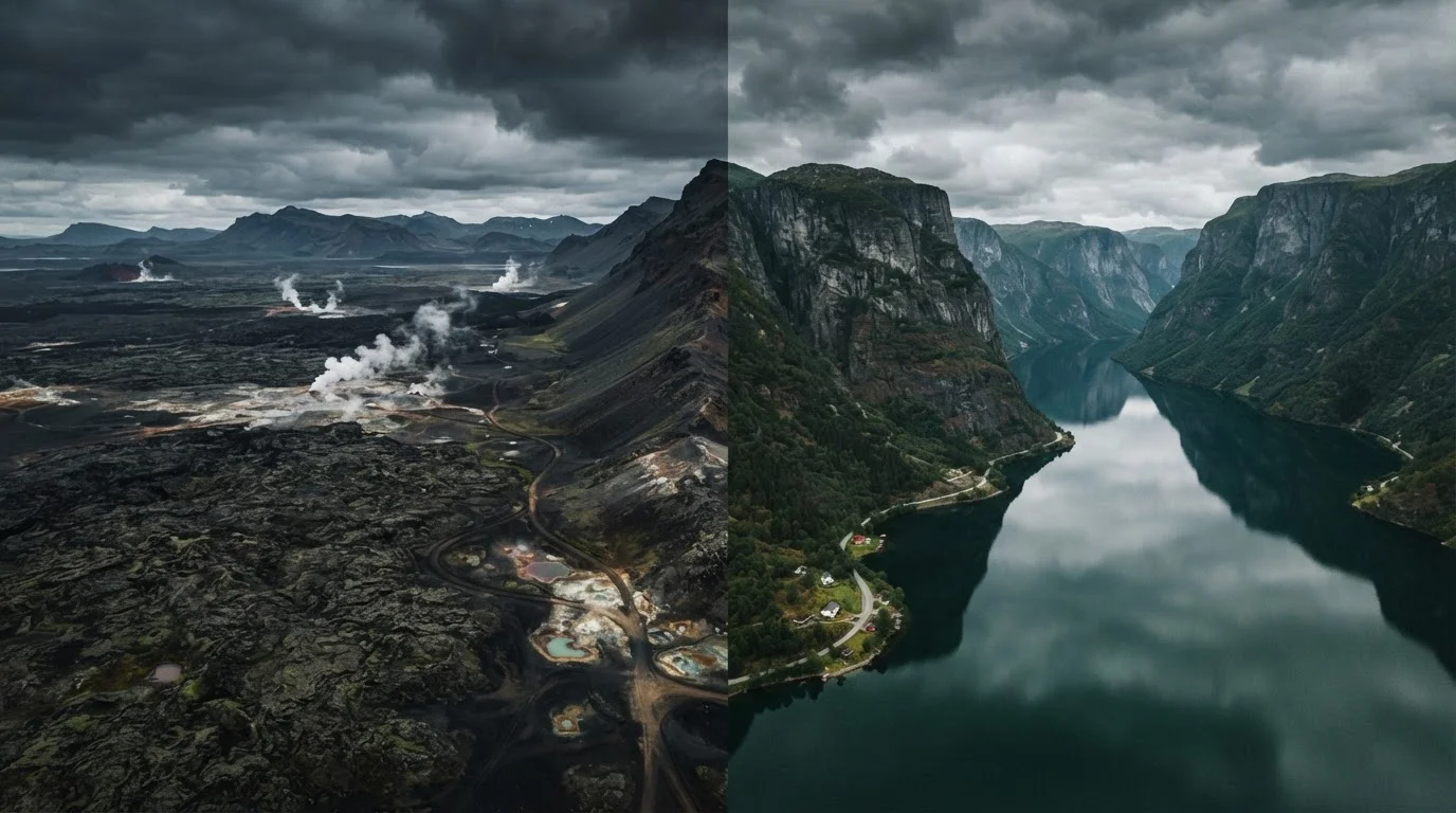 Iceland vs. Norway: Two Nordic Approaches to the Same Wild Landscape