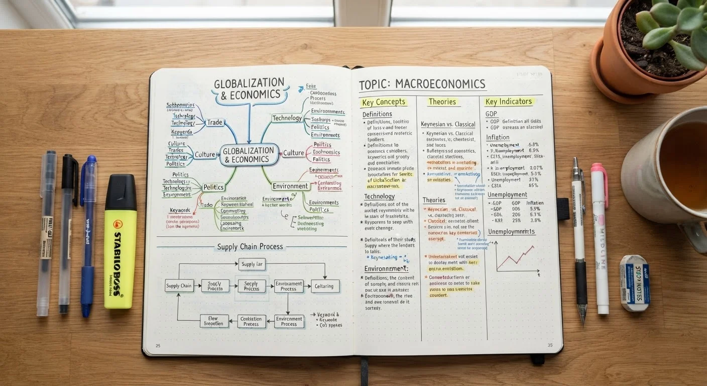 Note-Taking Methods Compared: Cornell, Outline, Mind Map, and Sentence