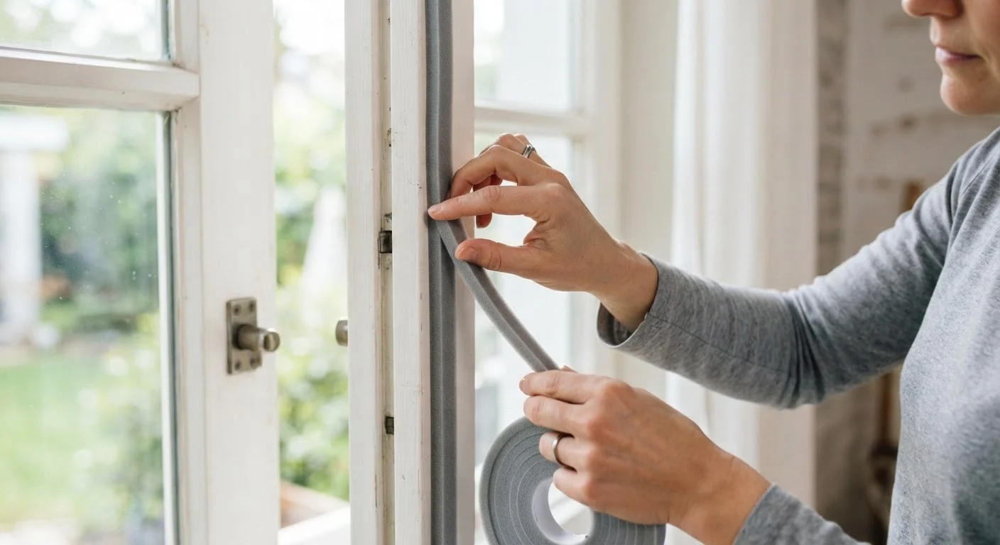 Sealing Draughts Around Windows and Doors Before Winter