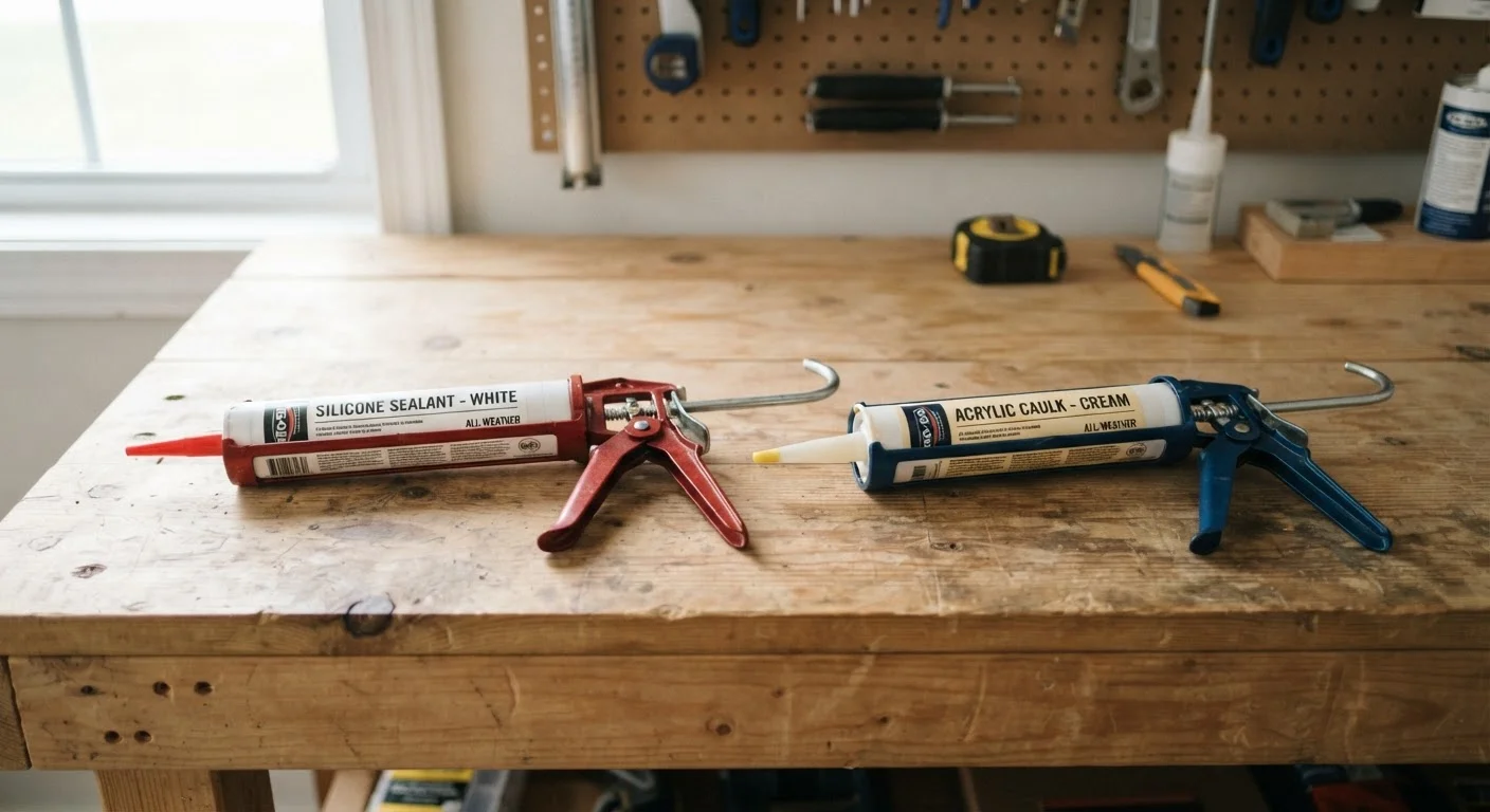Silicone vs Acrylic Sealant: Choosing the Right One for the Job