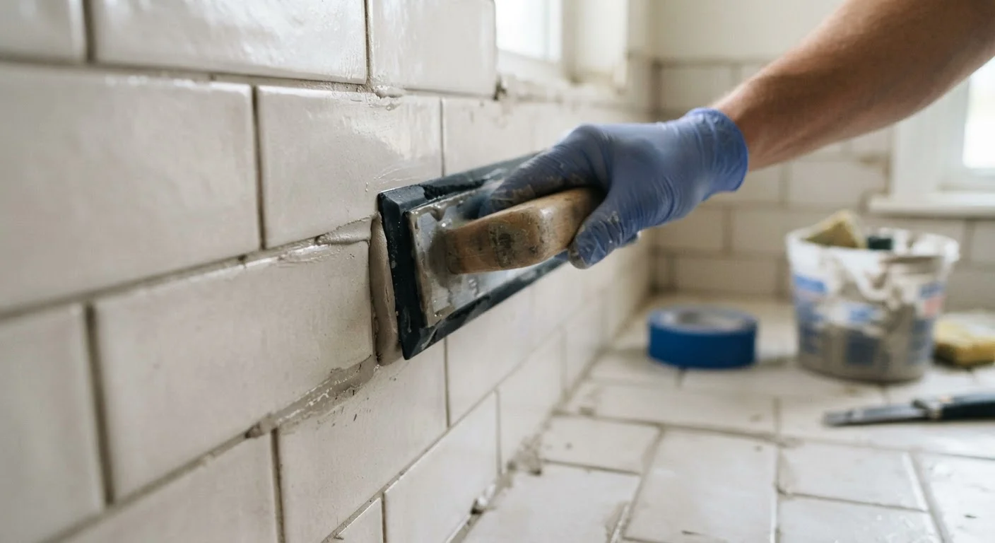 Tackling a Bathroom Tile Regrout: What Actually Goes Wrong