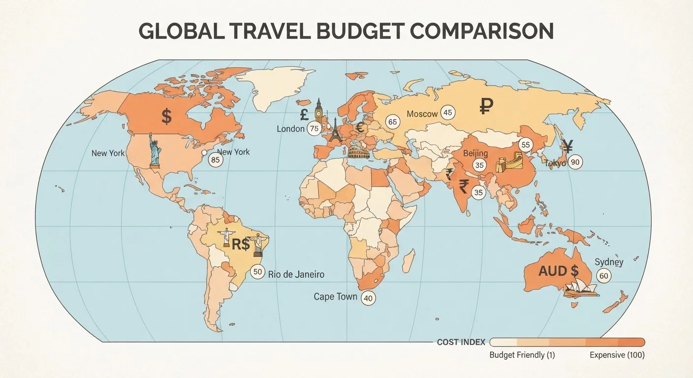 The Geography of Cheap: How Destination Choice Shapes Your Entire Budget