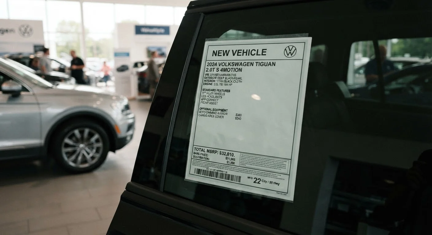 The Numbers on a Car Window Sticker, Decoded