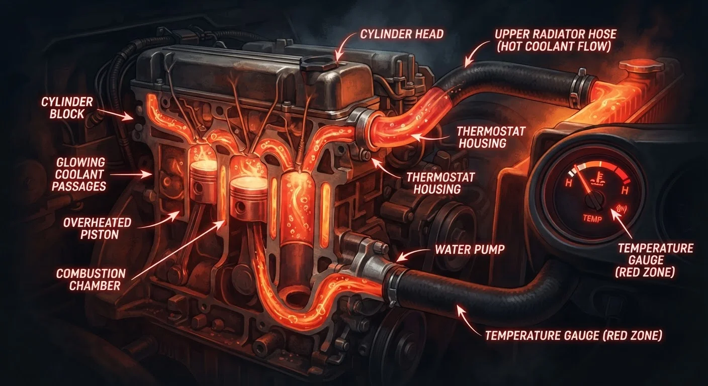 What Happens Inside Your Engine When You Ignore Coolant Levels